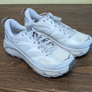 Hoka One One Womens Size 8 Mafate Speed 2 Cosmic Grey Running Shoes